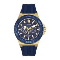 Guess Force quartz men\'s blue strap watch