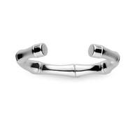 gucci bamboo silver bangle 17cm