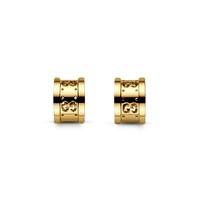 Gucci Icon Twirl 18ct gold huggie earrings