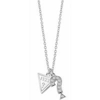 guess rhodium plated feelguess necklace ubn83064