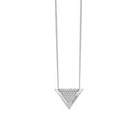 guess rhodium plated revers necklace ubn83067