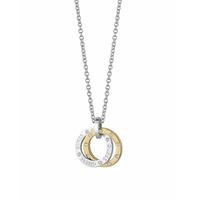 guess e motions two colour small circles necklace ubn83104