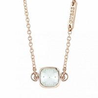 Guess Cote D\'Azur Rose Gold Plated Necklace UBN83135
