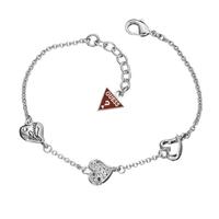 Guess Heart Charms Bracelet UBB81103