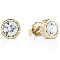 Guess Ladies Gold Plated Stud Earrings UBE61020
