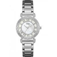 guess ladies south hampton stainless steel bracelet watch w0831l1