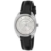 gucci ladies g frame diamond strap watch ya142507