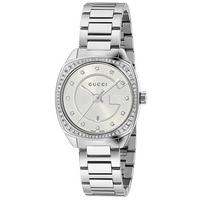 Gucci Ladies G-Frame Diamond Bracelet Watch YA142505