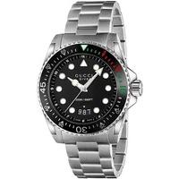 Gucci Mens Stainless Steel Dive Watch YA136208