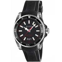 Gucci Mens Dive Black Strap Watch YA136303