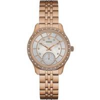 Guess Ladies Rose Gold Plated Bracelet Watch W0931L3
