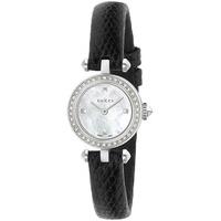 gucci ladies diamantissima leather strap watch ya141511