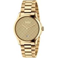 Gucci Ladies G-Timeless Gold Plated Bracelet Watch YA126461