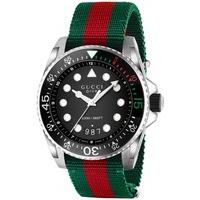 Gucci Mens Dive Strap Watch YA136209