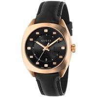 Gucci Ladies G-Frame Rose Gold Plated Strap Watch YA142407