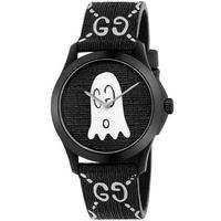 Gucci Mens Ghost Two Colour Rubber Strap Watch YA1264018