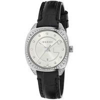 gucci ladies g frame diamond strap watch ya142507