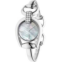 Gucci Ladies Horsebit Diamond Bangle Watch YA139504