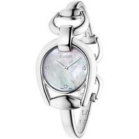 Gucci Ladies Horsebit Diamond Bangle Watch YA139506