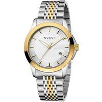 Gucci Mens G-Timeless Two Colour Bracelet Watch YA126409