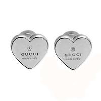 Gucci Ladies Trademark Heart Stud Earrings YBD35625000100U