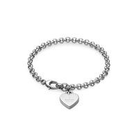 gucci trademark heart charm bracelet yba356210001017