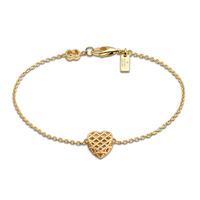 Gucci Ladies Diamantissima 18ct Heart Bracelet YBA390202001017