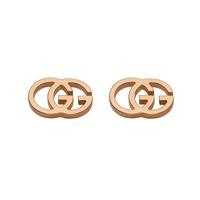 Gucci 18ct Rose Gold Interlocking G Earrings YBD09407400300U