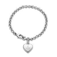 gucci trademark heart pendant bracelet yba35621001018