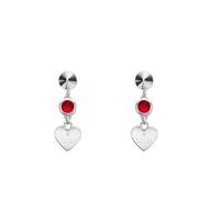 Gucci Trademark Red Heart Earrings YBD32583700200U