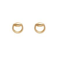 Gucci Ladies 18ct Horsebit Stud Earrings YBD39102600100U
