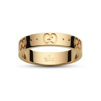 Gucci 18ct Gold Icon Logo Ring YBC073230001017 P