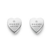 gucci trademark engraved heart stud earrings ybd22399000100u