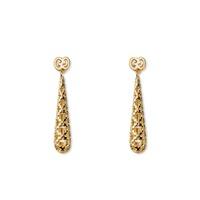 gucci diamantissima 18ct gold dropper earrings ybd34125400100u