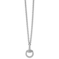 Gucci Horsebit Silver Light Diamantissima 75cm Pendant YBB35696000100U