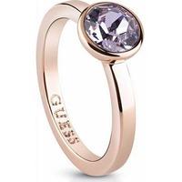 Guess Rose Gold Plated Miami Purple Ring UBR83028-54