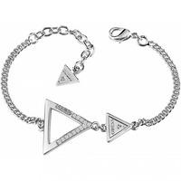 Guess Rhodium Plated Iconic 3 Angles Bracelet UBB83063-L