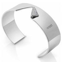 guess rhodium plated revers bangle ubb83045 s