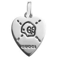 gucci silver ghost star heart charm ybg45527200100u