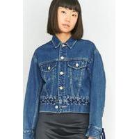 G.V.G.V. Denim Lace-Up Jacket, BLUE