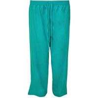 Gwenda Plain Wide Leg Trousers - Turquoise