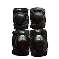 GXT G06 4 Piece/Set Short Knee Elbow Protector Motorcycle Motorbike Motorcross Gear Motocross Motorcycle Knee Protection