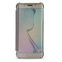 GYM Clear View Mirror Window Flip Full Body Case for Samsung Galaxy S6 Edge G9250