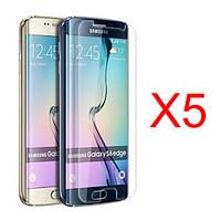 gym 5pcs hd screen film for samsung galaxy s6 edge g9250