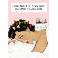 Gym Today| Funny General Card |G...