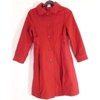 Gymboree Age 7-8 Red Coat With Bow Detailing*