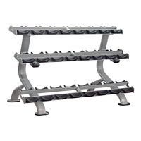 gym gear elite series 3 tier dumbbell rack 12 pair