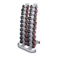 Gym Gear 1-10kg Dumbbell Set With Rack