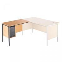 H Leg RTN unit with Pedestal Beech