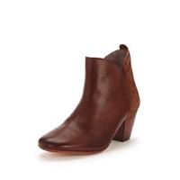 H By Hudson Chime Chocolate Low Heel Ankle Boot